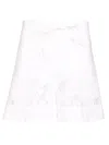 P.a.r.o.s.h Cioccolato Cotton Shorts With Embroidery Details
