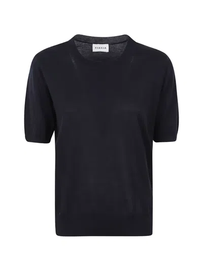 P.a.r.o.s.h Short-sleeve Crew-neck Sweater In Blue