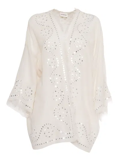 P.a.r.o.s.h Shrug With Sequins In White