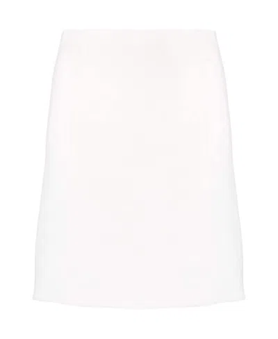 P.A.R.O.S.H SIDE-SLIT HIGH-WAISTED WOOL SKIRT
