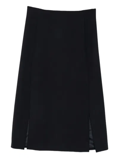 P.a.r.o.s.h Side-split Skirt In Black