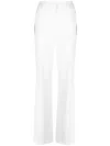P.a.r.o.s.h Straight Leg Tailored Trousers In Neutrals
