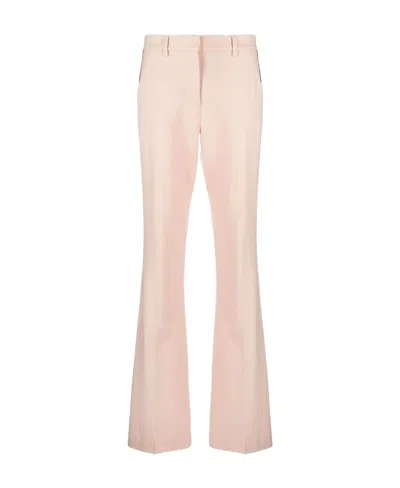 P.A.R.O.S.H SIDE-STRIPE FLARED TROUSERS