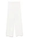 P.a.r.o.s.h Side-stripe Trousers In White