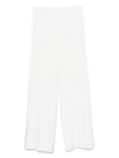 P.a.r.o.s.h Side-stripe Trousers In White