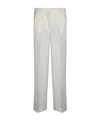 P.a.r.o.s.h Straight Leg Tailored Trousers In White