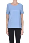 P.a.r.o.s.h Silk Blouse In Blue