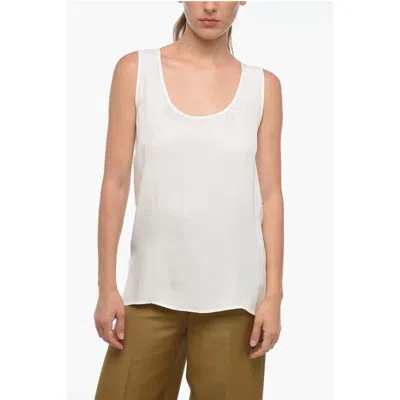 P.a.r.o.s.h Silk Relaxed-fit Tank Top