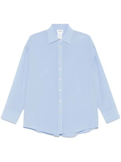P.a.r.o.s.h Silk Shirt In Blue