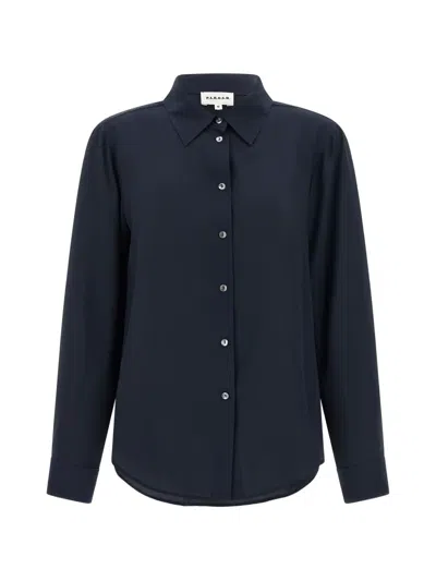 P.a.r.o.s.h Silk Shirt In Blue