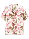 P.a.r.o.s.h Silk Shirt In Multi