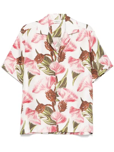 P.a.r.o.s.h Silk Shirt In Multi