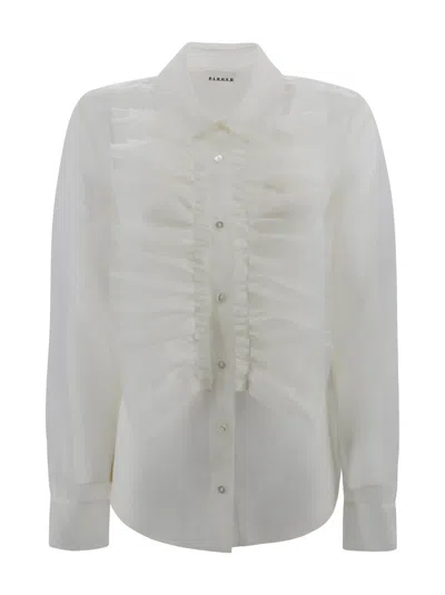 P.a.r.o.s.h Silk Shirt With Jabot