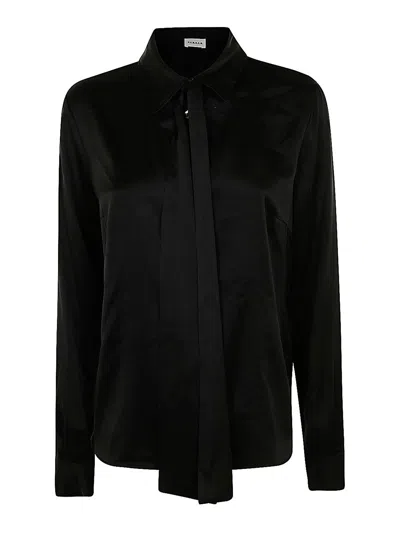 P.A.R.O.S.H SILK SHIRT WITH RIBBON
