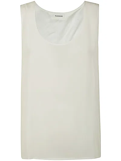 P.A.R.O.S.H PAROSH SILK TANK TOP