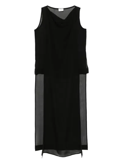 P.a.r.o.s.h Silk Top In Black