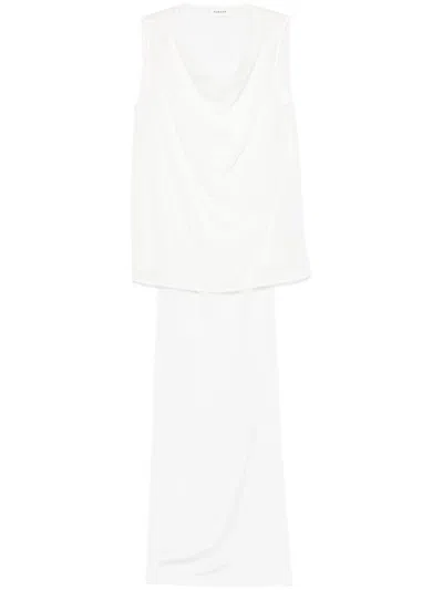P.a.r.o.s.h Parosh Silk Top In White