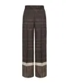 P.a.r.o.s.h Silk Trousers In Black