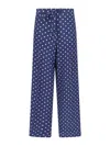 P.a.r.o.s.h Polka Dot-pattern Pants In Blue