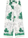P.a.r.o.s.h Silk Trousers In White