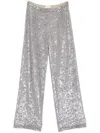 P.a.r.o.s.h Silver Gong Straight-leg Trousers In White