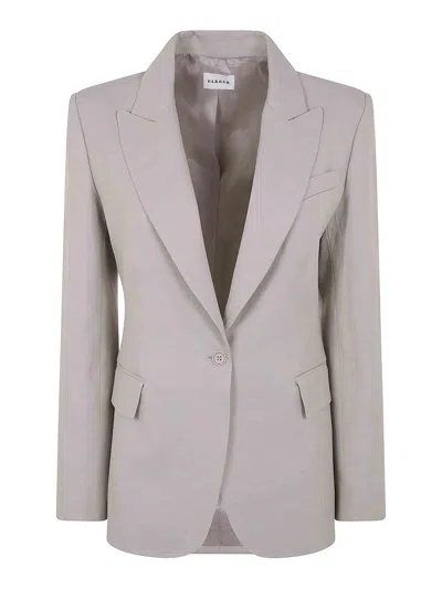 P.a.r.o.s.h Single Breast Jacket In Grey