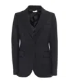 P.a.r.o.s.h Single-breasted Wool Blazer In Black