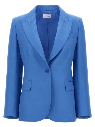 P.a.r.o.s.h Single-breasted Blazer Blazer And Suits In Blue