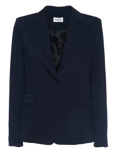 P.a.r.o.s.h Single-breasted Blazer In Blue