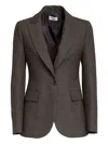 P.a.r.o.s.h Single-breasted Blazer In Brown