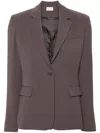 P.a.r.o.s.h Single-breasted Blazer In Grey