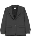 P.a.r.o.s.h Single-breasted Blazer In Grey