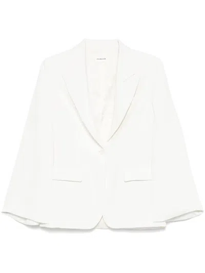 P.a.r.o.s.h . Single-breasted Blazer Jacket In White