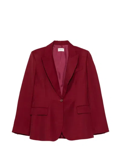 P.a.r.o.s.h Single-breasted Blazer In Red