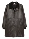 P.a.r.o.s.h Single-breasted Coat In Brown