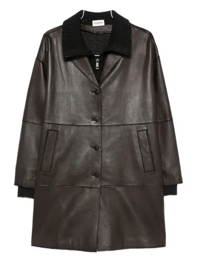 P.a.r.o.s.h Single-breasted Coat In Brown