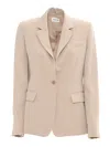 P.a.r.o.s.h Single Breasted Jacket In Beige