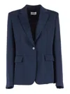 P.a.r.o.s.h Single-breasted Jacket In Blue