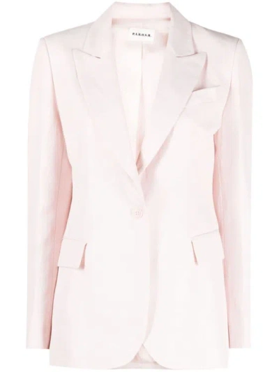 P.a.r.o.s.h Single Breasted Jacket In Pink
