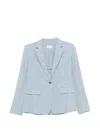 P.a.r.o.s.h Single-breasted Pocket Blazer In Blue