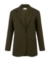 P.a.r.o.s.h Single-breasted Virgin Wool Blazer In Black
