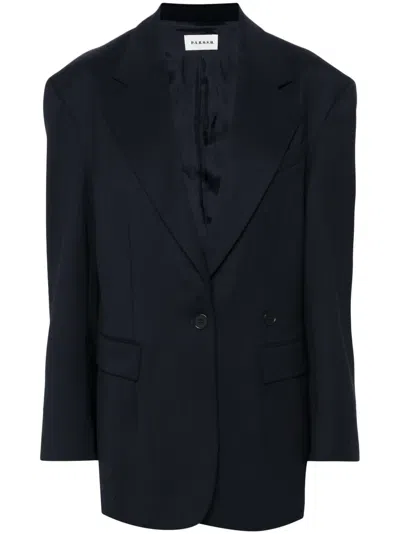 P.A.R.O.S.H SINGLE-BREASTED VIRGIN WOOL BLAZER