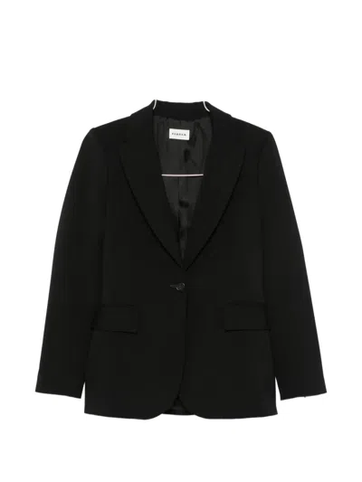 P.a.r.o.s.h Single-breasted Blazer In Black