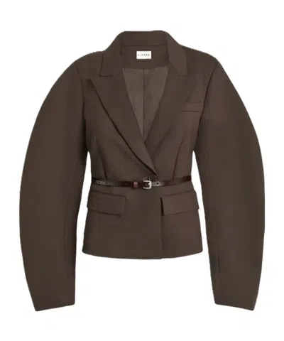 P.a.r.o.s.h Single-breasted Blazer In Brown