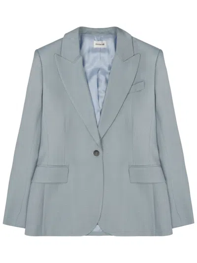 P.a.r.o.s.h . Single-breasted Viscose Blazer In Blue