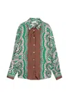 P.a.r.o.s.h Skindy Paisley-pattern Shirt In Multi