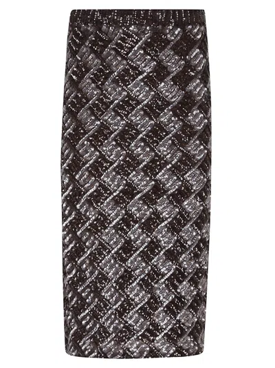 P.A.R.O.S.H SKIRT - FULL SEQUINS STRETCH