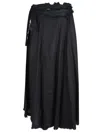 P.a.r.o.s.h Beach25 Skirt In Black