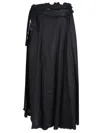 P.a.r.o.s.h Beach25 Skirt In Black