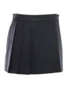 P.a.r.o.s.h Black Plissè Skirt In Black